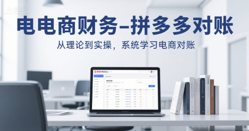 电商财务-拼多多对账，从理论到实操，系统学习电商对账-入圈