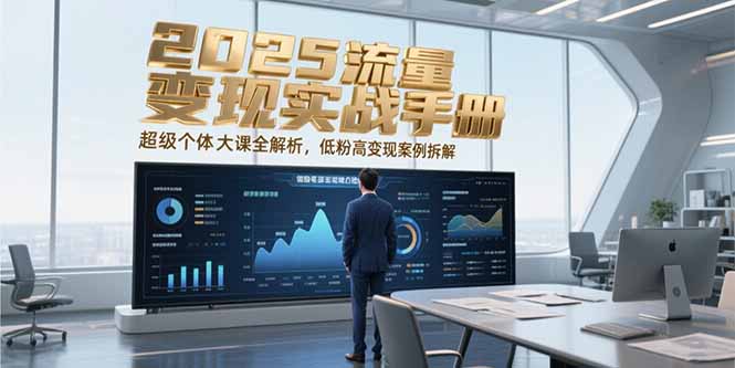 （15188期）2025流量变现实战手册，超级个体大课全解析，低粉高变现案例拆解-入圈