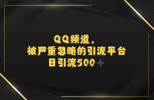 引流蓝海QQ频道，日引500+创业粉-入圈