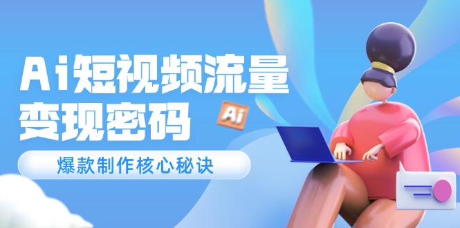 （14875期）Ai短视频流量密码，爆款制作核心秘诀，120万案例深度解析-入圈