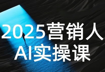 2025营销人Al实操课，AI营销抢跑实战，从Prompt到方案，效率碾压同行-入圈