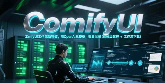 ComfyUI工作流新突破，用OpenAI三模型，批量出图(保姆级教程+工作流下载)-入圈