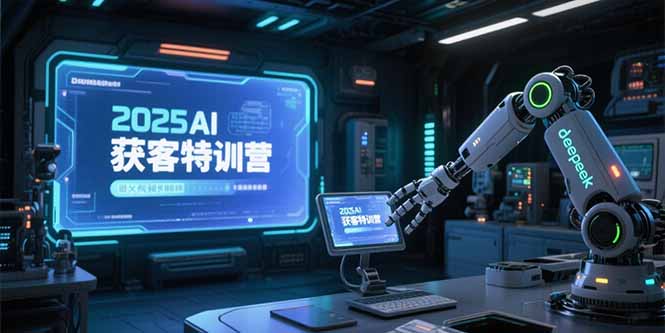 （15289期）2025AI获客特训营，AI图文视频全制作，deepseek工具实操教学-入圈