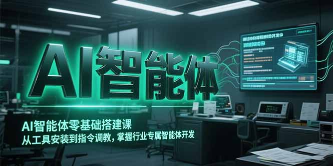 （15257期）AI智能体零基础搭建课，从工具安装到指令调教，掌握行业专属智能体开发…-入圈