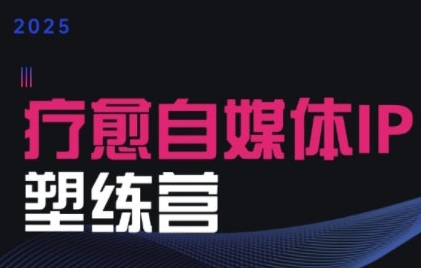 2025治愈自媒体IP训练营，专为疗愈领域从业者打造-入圈