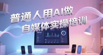 普通一个人用AI做自媒体，助你轻松开启AI自媒体创作之路-入圈