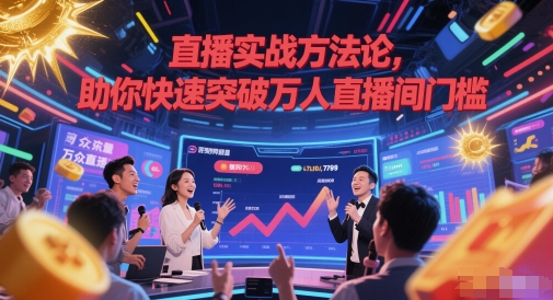 直播实战方法论，助你快速突破万人直播间门槛-入圈