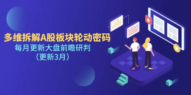多维拆解A股板块轮动密码，每月更新大盘前瞻研判（更新3月）-入圈