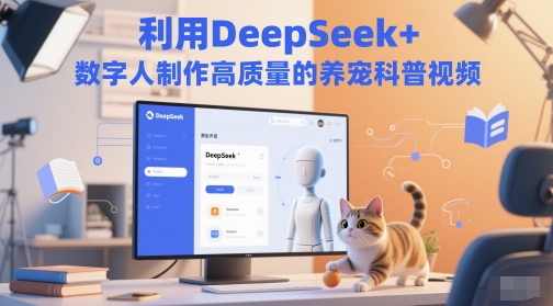 利用DeepSeek+数字人制作高质量的养宠科普视频-入圈