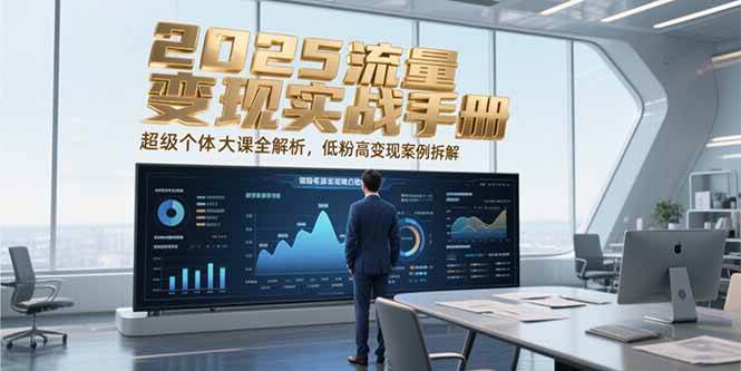 2025流量变现实战手册，超级个体大课全解析，低粉高变现案例拆解-入圈