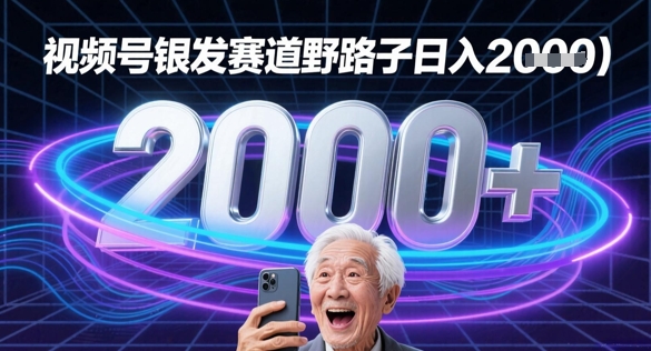 蝴蝶号银发赛道流量密码野路子日入多张-入圈