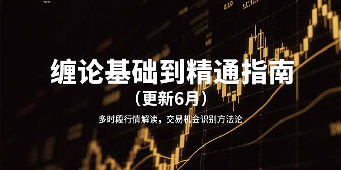 （15184期）缠论基础到精通指南（更新6月）多时段行情解读，交易机会识别方法论-入圈