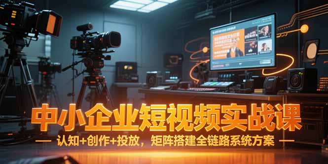 （15249期）中小企业短视频实战课，认知+创作+投放，矩阵搭建全链路系统方案-入圈