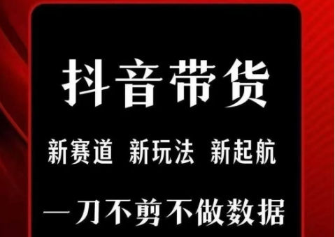 抖音短视频一刀不剪带货，不剪辑，不直播，每天发个视频，等着出单获取带货佣金-入圈