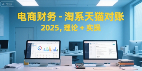 电商财务-淘系天猫对账2025，理论+实操-入圈