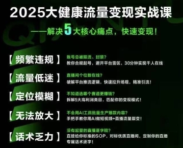 大健康流量全域新增长8.0，三月底线下课视频，大健康万亿蓝海，从类目突围到模式迭代-入圈