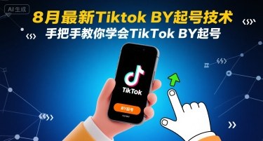8月最新Tiktok搬运起号技术，手把手教你学会TikTok搬运起号-入圈
