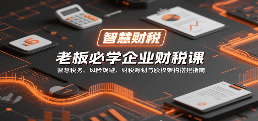 老板必学企业财税课：智慧税务、风险规避、财税筹划与股权架构搭建指南-入圈