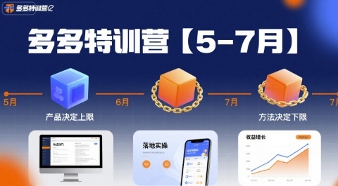 多多特训营【5-7月】产品决定上限，方法决定下限，各种玩法技巧落地实操-入圈